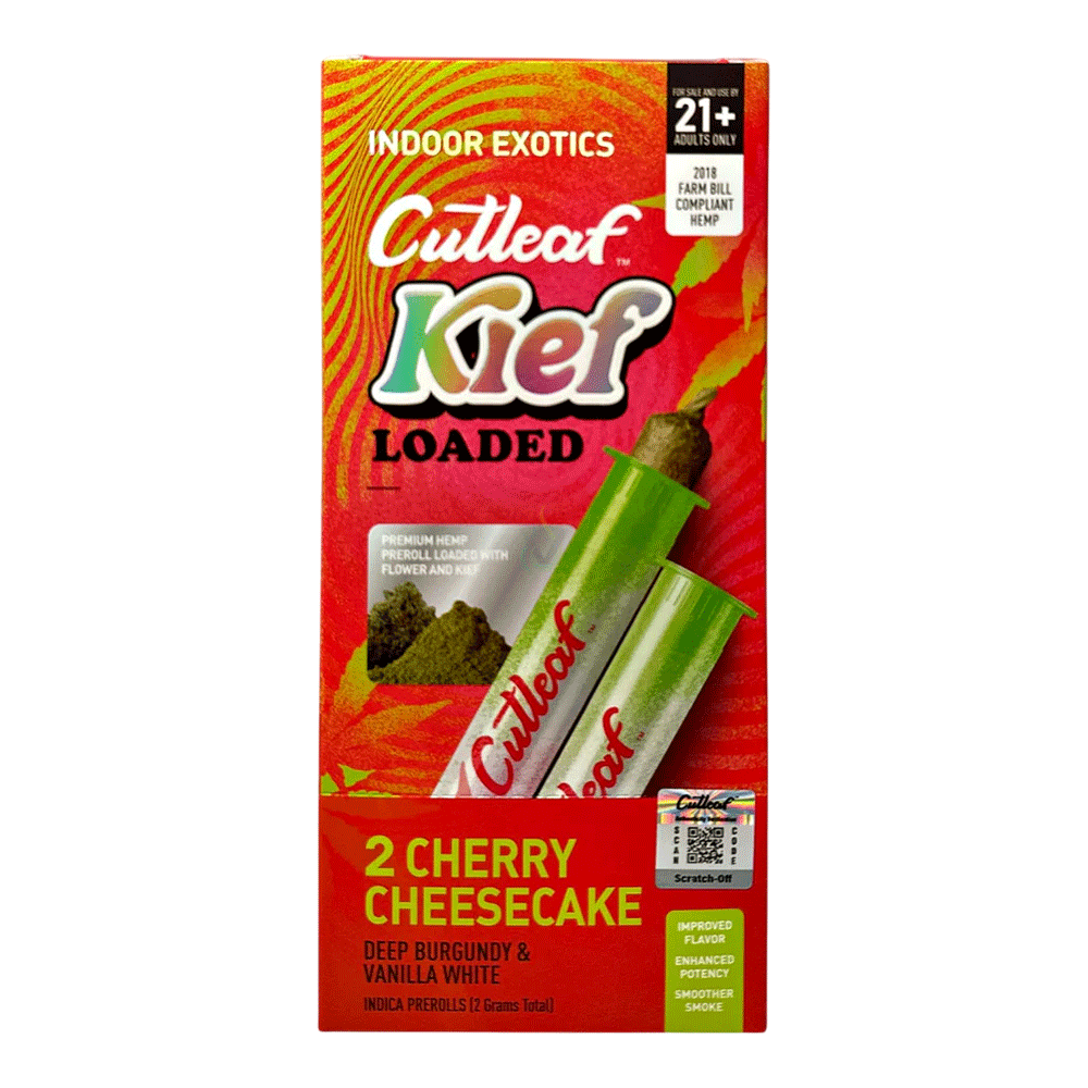 Cutleaf Kief Loaded Pre-Rolls 2ct