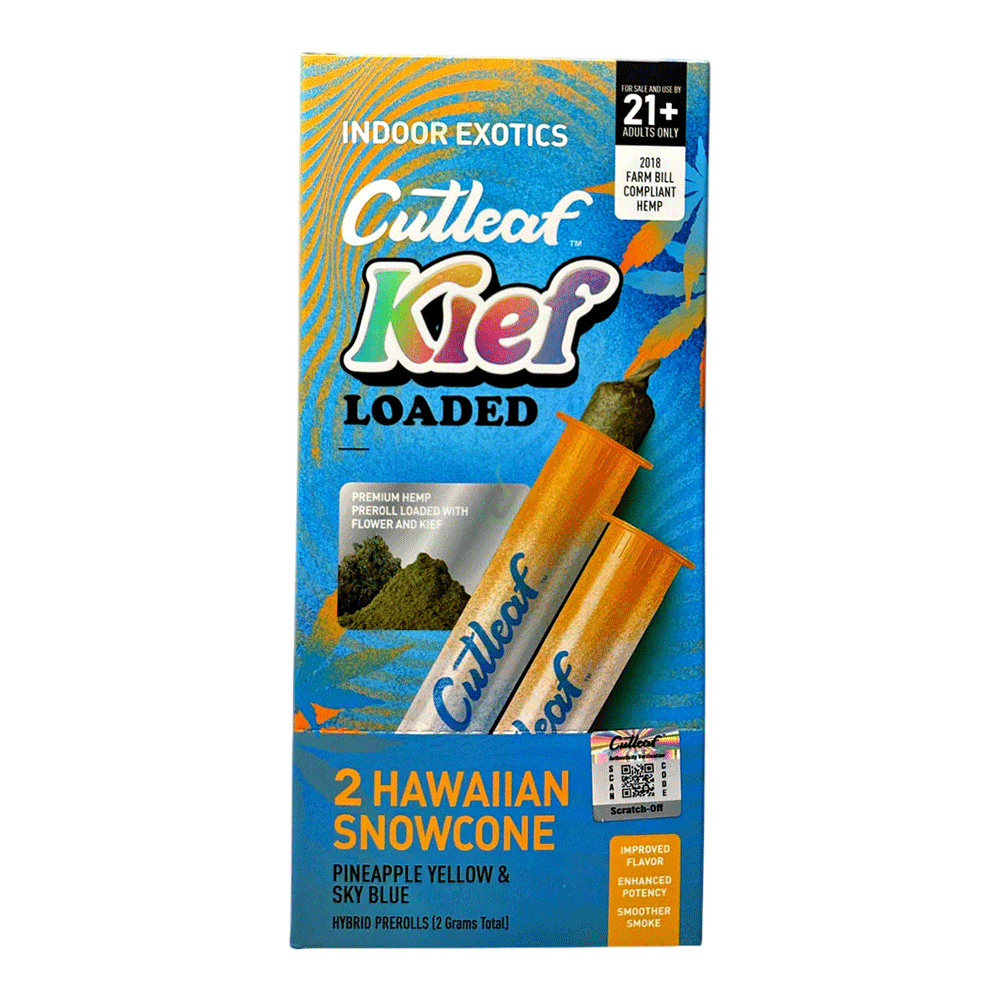 Cutleaf Kief Loaded Pre-Rolls 2ct